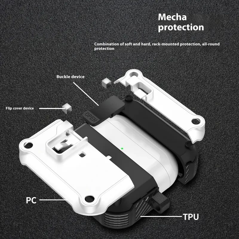 Earphone Case Mech-style Headset Protective Sleeve