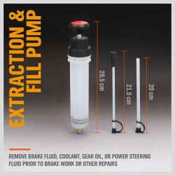 HORUSDY Waste Oil Fluid Extractor Fill Pump