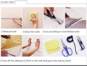 Brick Wallpaper Wall STICKERS 77*70cm 3D 3