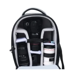 New product custom waterproof camera laptop backpack