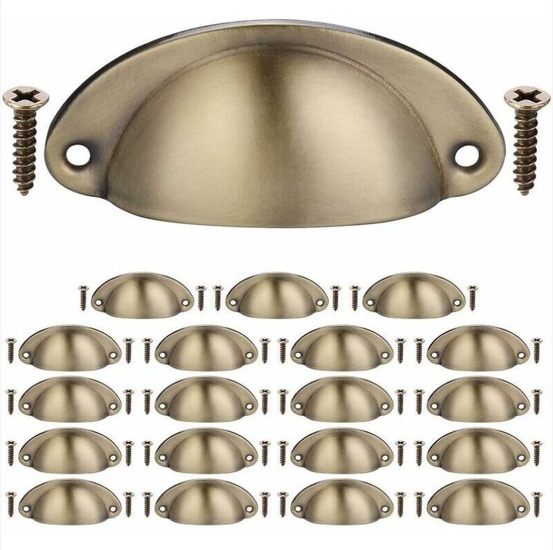 12pcs Cabinet Drawer Handles Door Pulls
