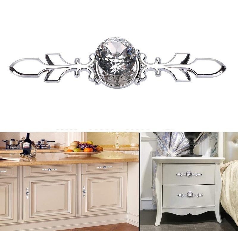 Crystal Knob Cabinet Drawer Handles Door Pulls