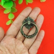 Vintage Cabinet Drawer Handles Ring Knob Round Pulls