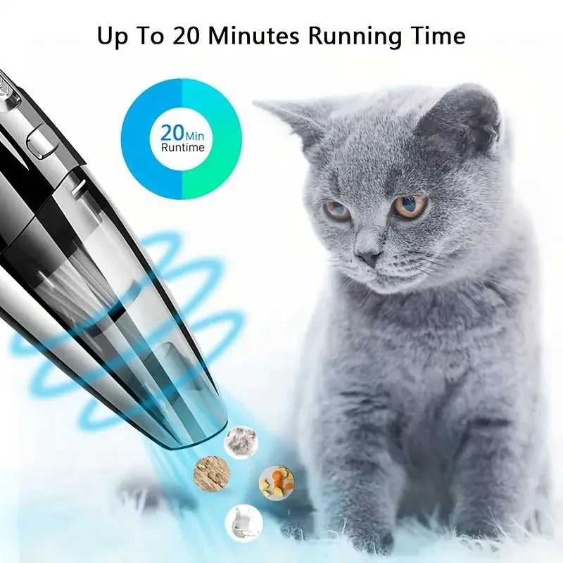High-Suction Cordless Vacuum Cleaner for Home & Car Cleaning