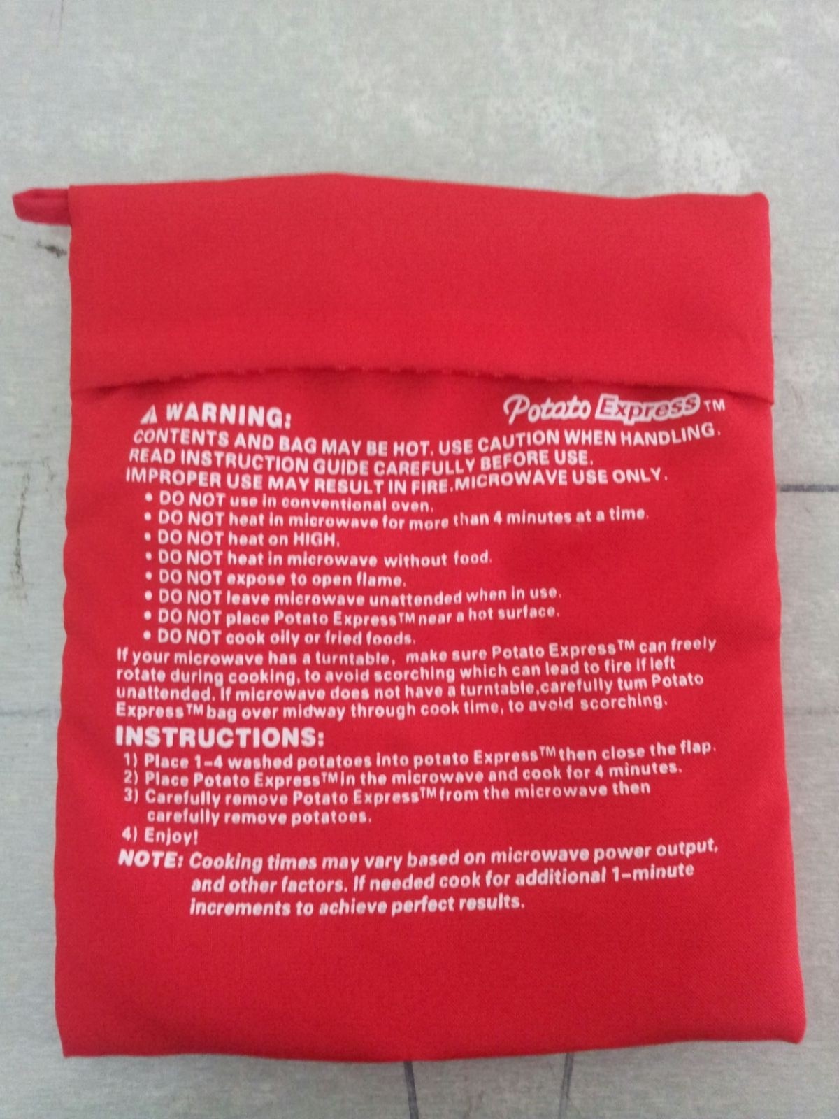 Cithway™ 4-Minutes Microwave Potato Bag