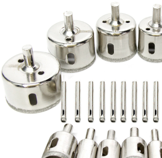 A set of 30 pieces marble hole opener