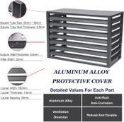 Outdoor air conditioner Cover Heat Pump Screen