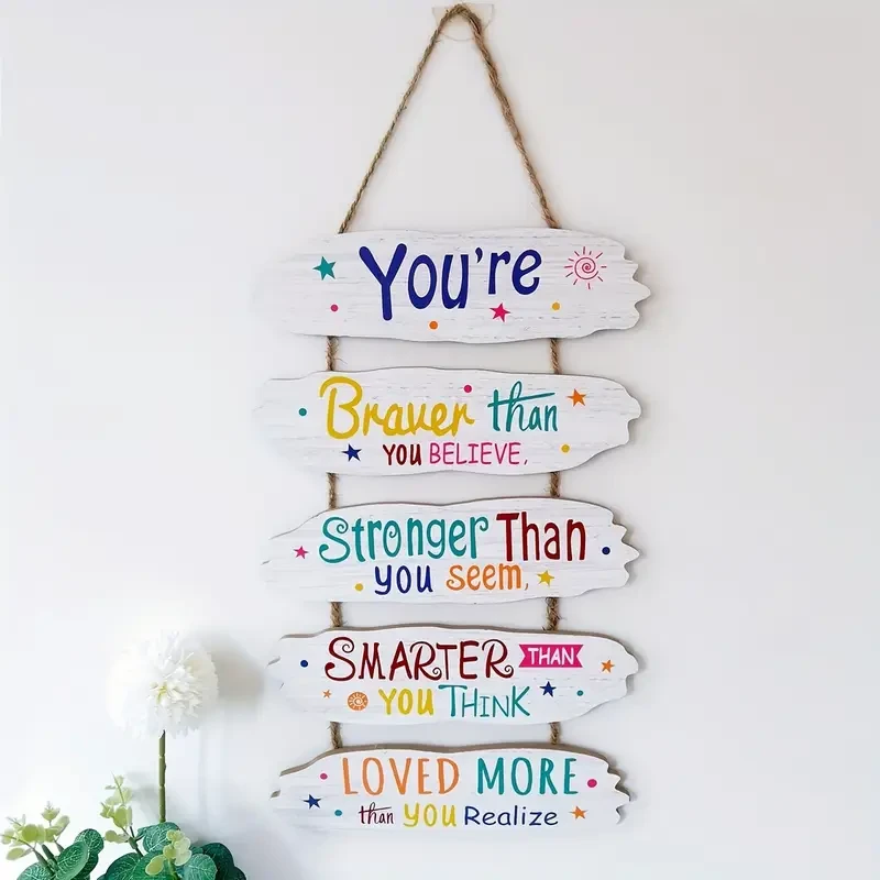1pc Decorative Signage In English