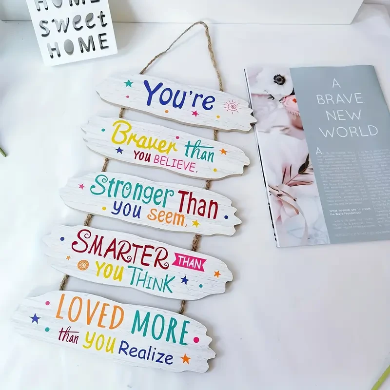 1pc Decorative Signage In English