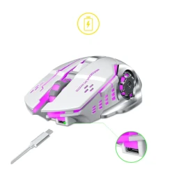 New charging wireless mouse mute