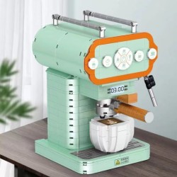 Product information:  Material: plastic Plastic material classification: ABS Type of plastic building blocks: small particles Color: 01008 coffee machine   Packing list:  Plastic toys*1Set (640pcs)