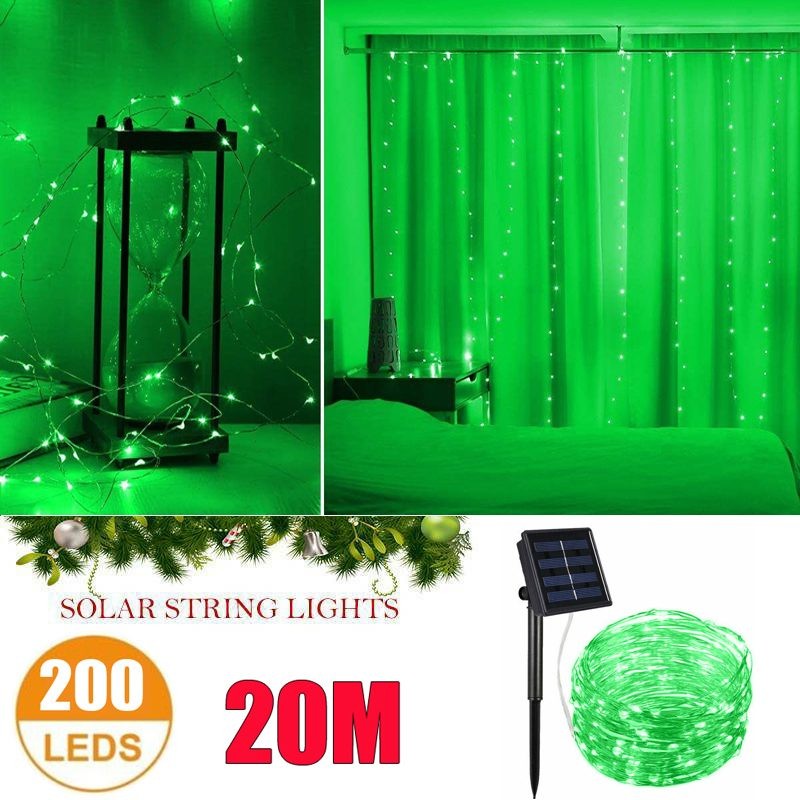 200LED Solar String Lights Christmas Outdoor Garden Lights