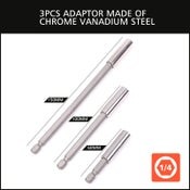 HORUSDY Socket Adapter Hex Shank Magnetic Extension Screw Driver Bits