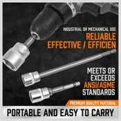 HORUSDY Impact Drill Bit Socket Adapter Set