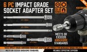 HORUSDY Impact Drill Bit Socket Adapter Set