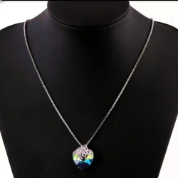Love Tourmaline Crystal Pendant Necklace
