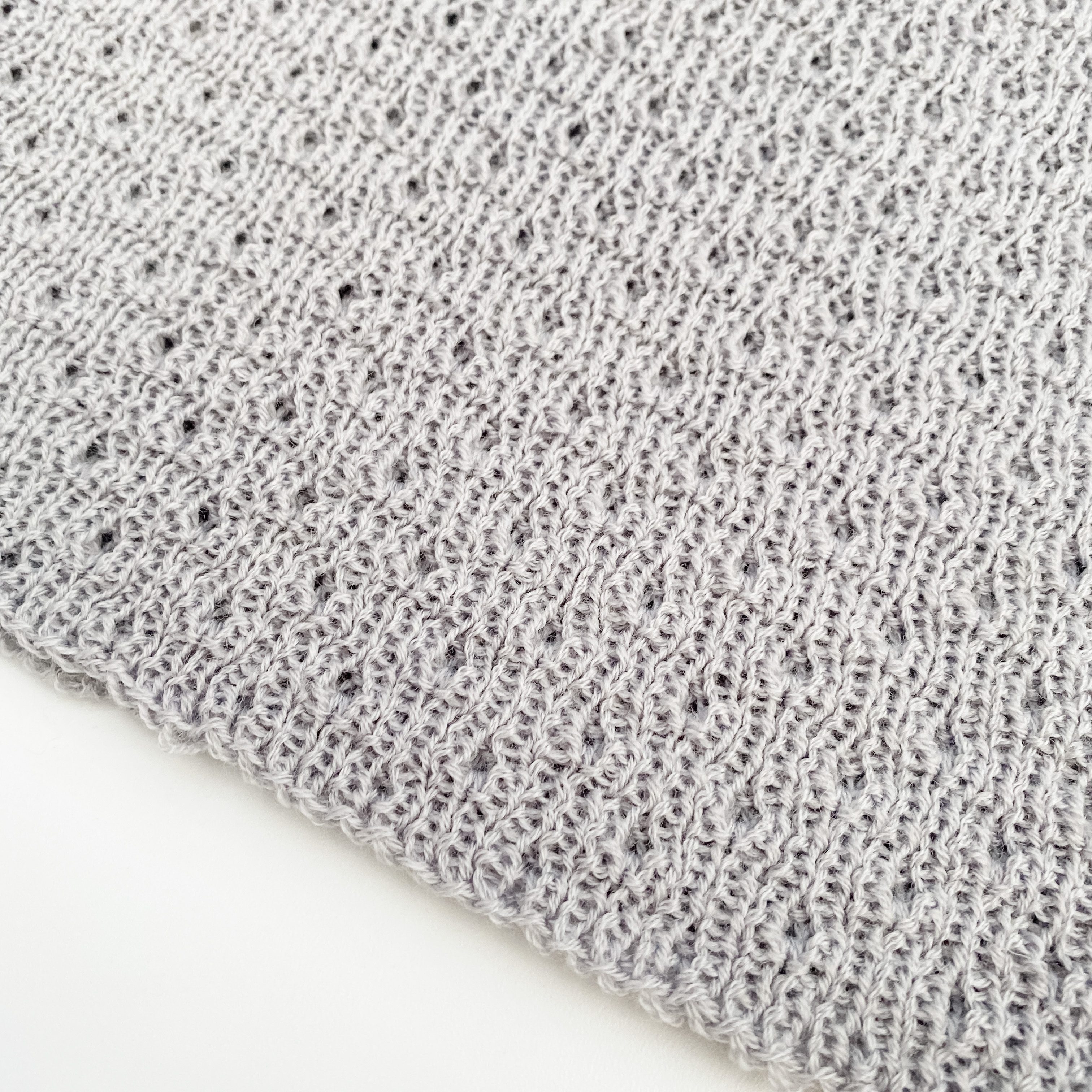 Merino Baby Wrap Blanket | Silver | NZ Made