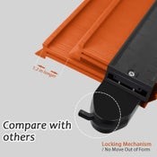 10" Contour Gauge Duplicator with Lock Carpentry Tool Precise Measure