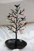 Jewellery Stand Organiser Tree Bird Ring Earring Necklace Holder