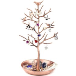 Jewellery Stand Organiser Tree Bird Ring Earring Necklace Holder