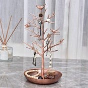 Jewellery Stand Organiser Tree Bird Ring Earring Necklace Holder