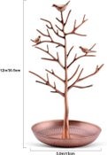 Jewellery Stand Organiser Tree Bird Ring Earring Necklace Holder