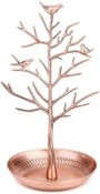 Jewellery Stand Organiser Tree Bird Ring Earring Necklace Holder