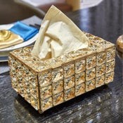 Crystal Tissue Box Jewellery Napkin Holder