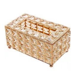 Crystal Tissue Box Jewellery Napkin Holder