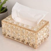 Crystal Tissue Box Jewellery Napkin Holder