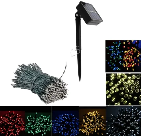 Outdoor Solar String Lights 50 Garden Lights