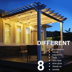 Solar Festoon Light Outdoor String Lights