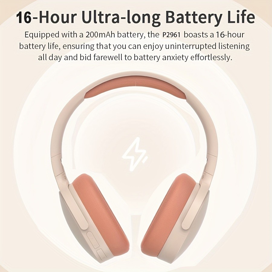 New Wireless Headset Headphone – Stereo Noise Cancelling, Long Battery Life, E-sports Gaming Headset, Foldable Headphones – Perfect Gift for Friends