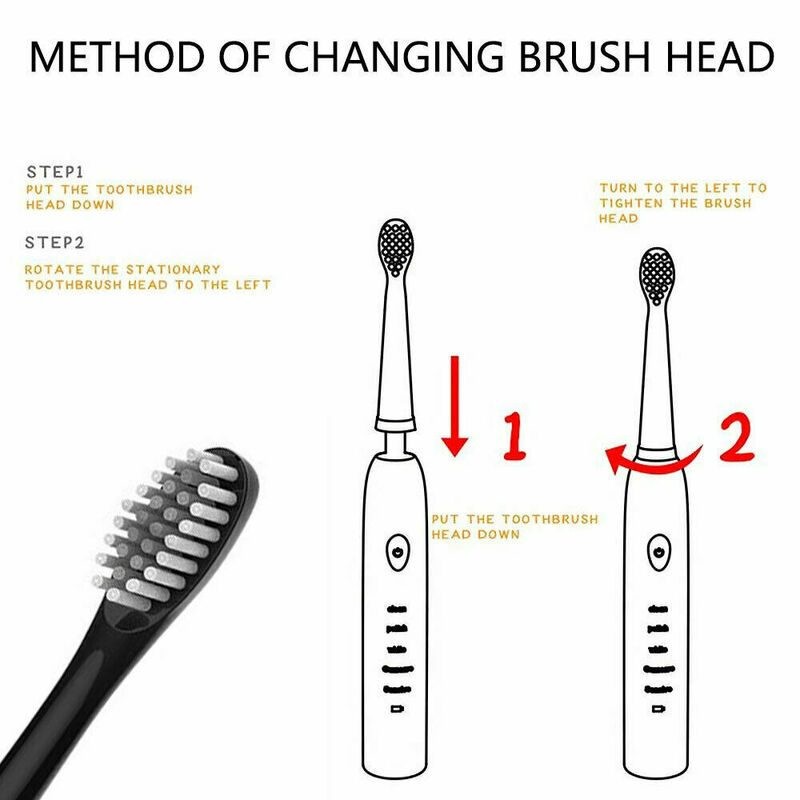 Rechargeable Sonic Electric Toothbrush White