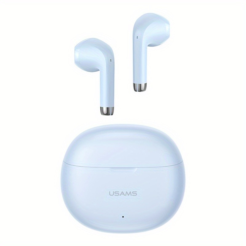USAMS TureTWS Wireless Earphones – BT 5.3, Ultra Mini Size, Sports In-Ear Earbuds, Bass ACC 3D Surround Sound, Model USAMS-YO17