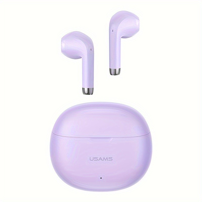 USAMS TureTWS Wireless Earphones – BT 5.3, Ultra Mini Size, Sports In-Ear Earbuds, Bass ACC 3D Surround Sound, Model USAMS-YO17