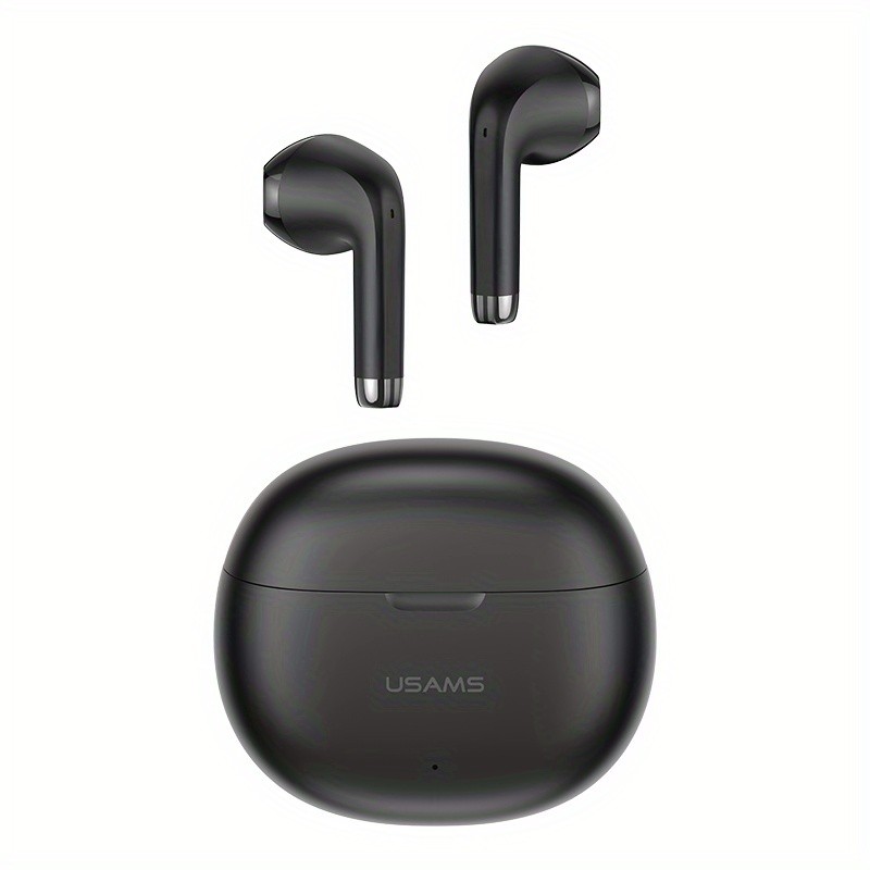USAMS TureTWS Wireless Earphones – BT 5.3, Ultra Mini Size, Sports In-Ear Earbuds, Bass ACC 3D Surround Sound, Model USAMS-YO17