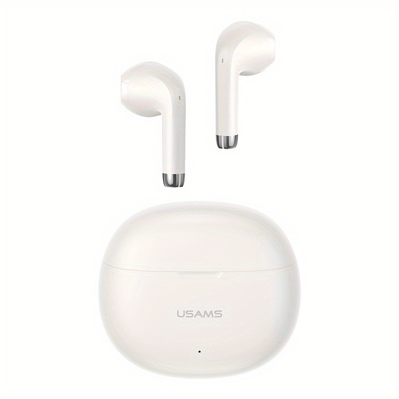 USAMS TureTWS Wireless Earphones – BT 5.3, Ultra Mini Size, Sports In-Ear Earbuds, Bass ACC 3D Surround Sound, Model USAMS-YO17