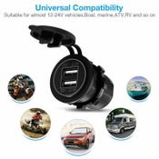 Dual USB Car Charger Socket Power Adapter