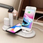Wireless Charging Dock Station 4 in 1 iPhone AirPod Apple Watch Charger