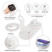 Wireless Charging Dock Station 4 in 1 iPhone AirPod Apple Watch Charger