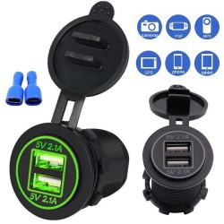 Dual USB Car Charger Socket Power Adapter