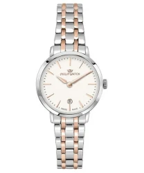 Philip Watch Audrey Stainless Steel White Dial Quartz R8253150510 Womens Watch