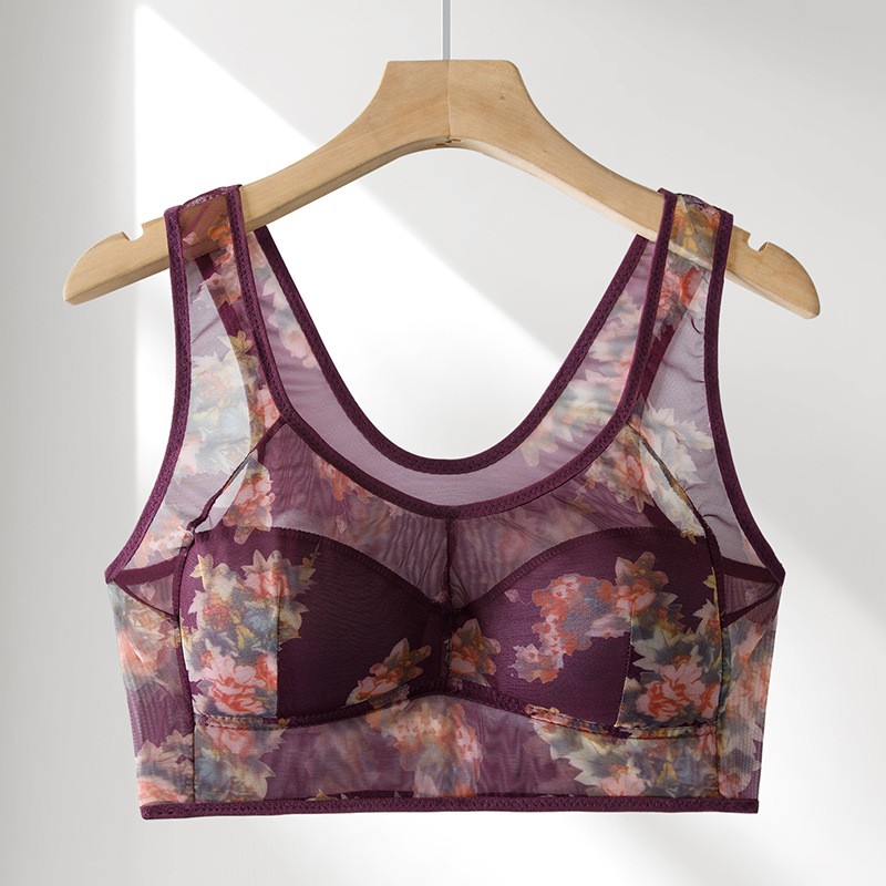 Super gather bra | Ice Silk Lace Cooling Comfort Bra