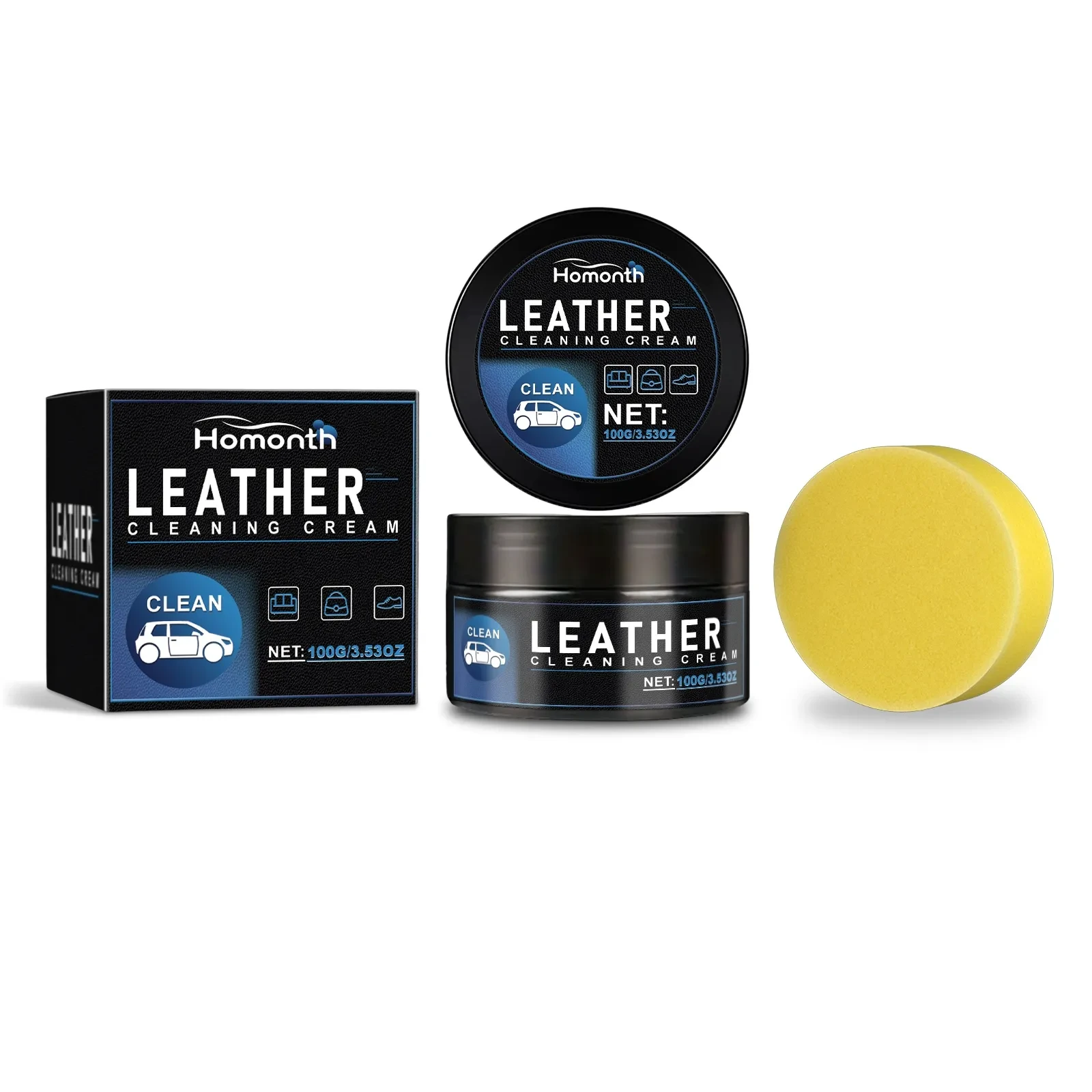 Leather Cleaning & Maintenance Cream - Multi-Functional Leather Polishing Care Oil
