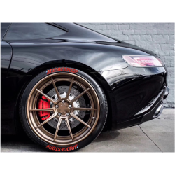 Car Tire Modification 3D Stereo English Letters