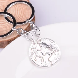 Fashion Simple Stitching Keychain