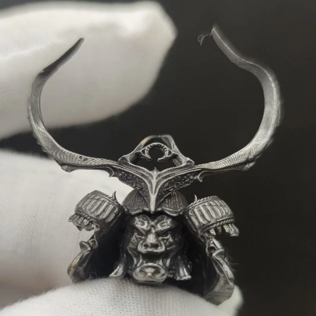 Samurai Helmet Keychain Pendant Accessory