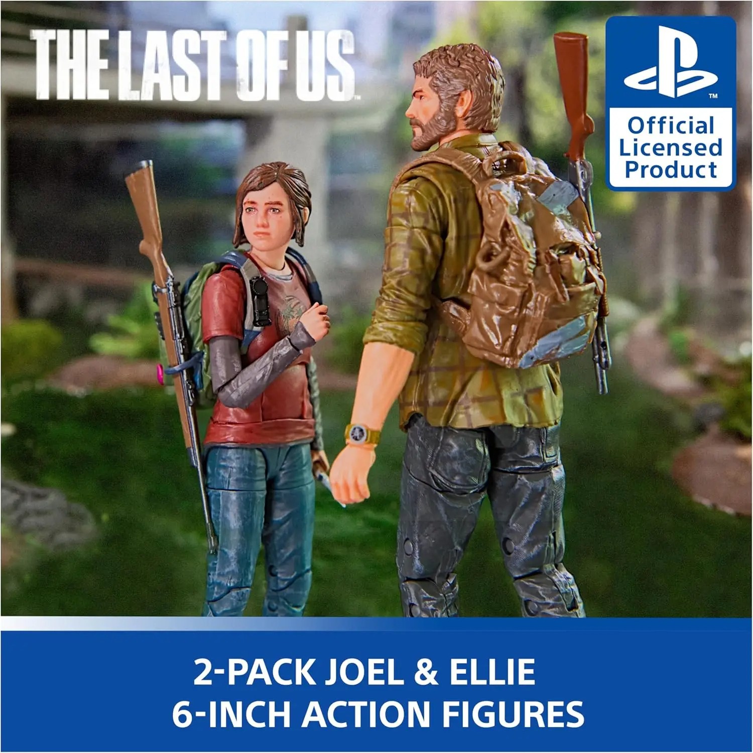 PlayStation Spin Master Toys - The Last of Us Joel and Ellie 6” Action Figure 2-Pack