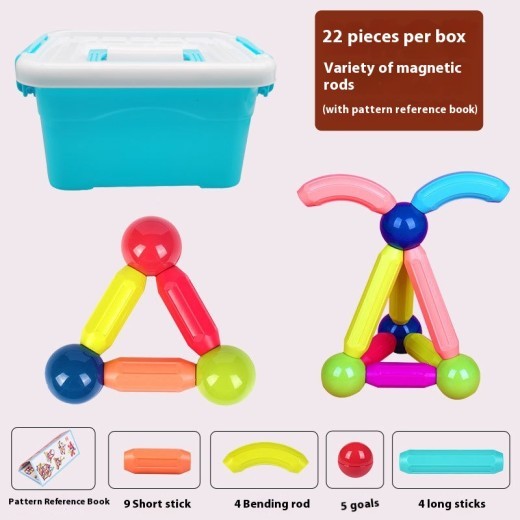 Young Children Education Assembling Magnetic Building Blocks Toy
